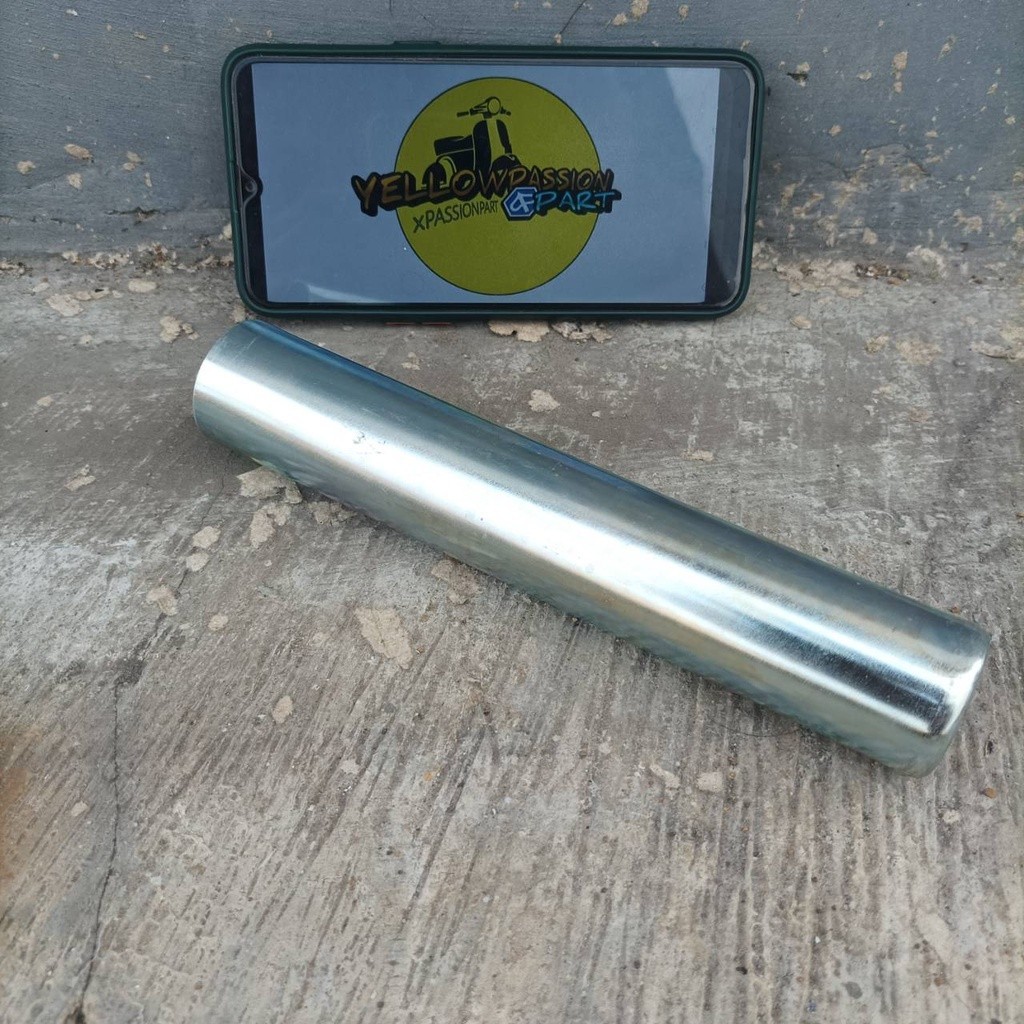 Silencer Sambungan Knalpot Mega bass Model VW Vespa Super Sprint Px Ps Excel Exclusive vbb bajaj