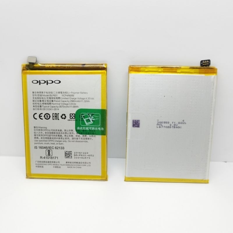 Baterai Batre Oppo F1S A1606 / A59 A1601 BLP601 ORIGINAL COPOTAN