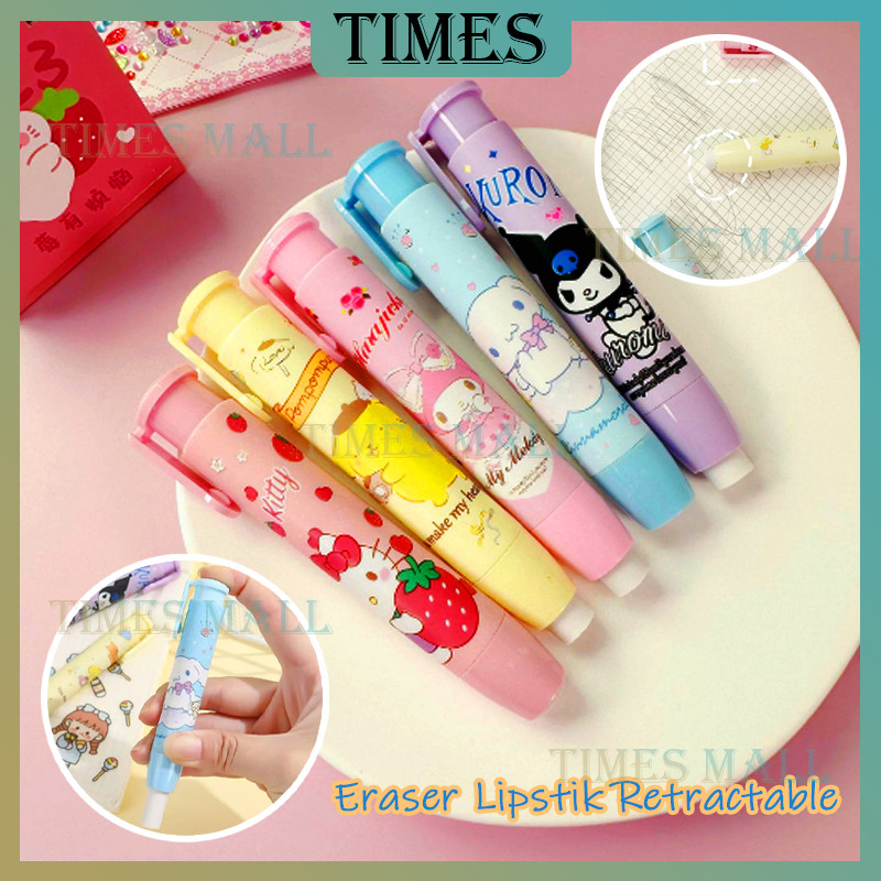 

Penghapus Mekanik Motif Karakter Lucu/Hapusan Eraser Lipstik Retractable Cute/Penghapus Mekanik Retractable Kartun Lucu