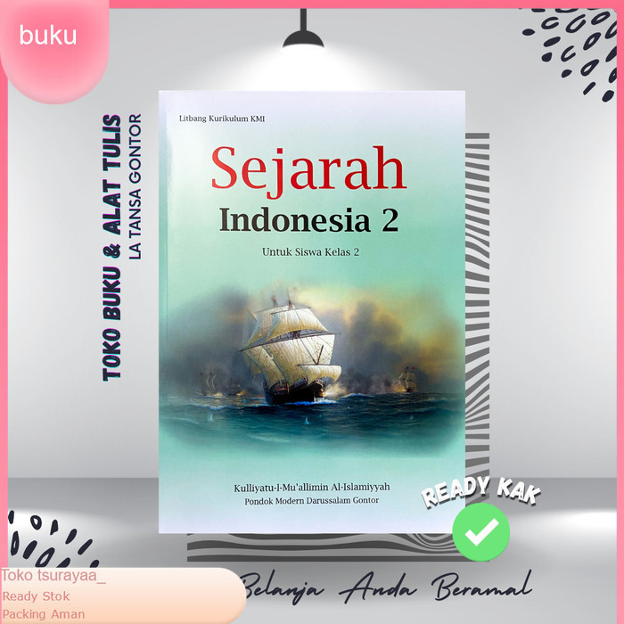BUKU SEJARAH INDONESIA 2 kelas 2 KMI GONTOR