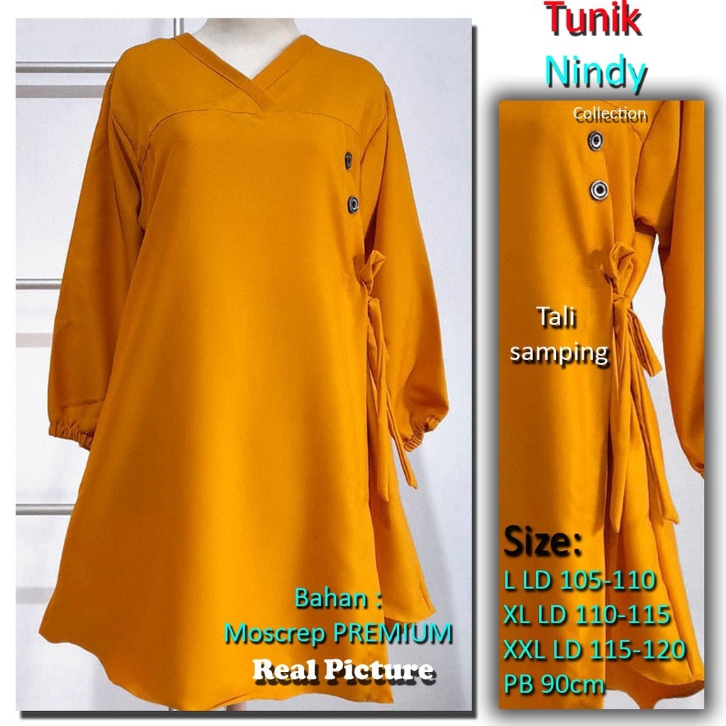 Baju tunik pakaian wanita dewasa dan remaja model terbaru kekinian busana muslim viral model kimono 