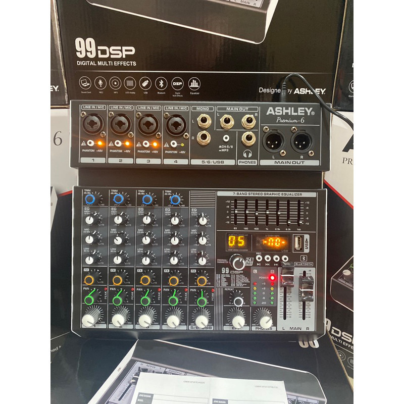 MIXER AUDIO ASHLEY PREMIUM 6 ORIGINAL 6CH