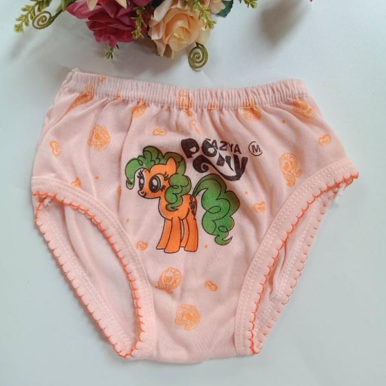 Obral 12 Pcs Celana Dalam Anak Perempuan Murah Motif Little Pony