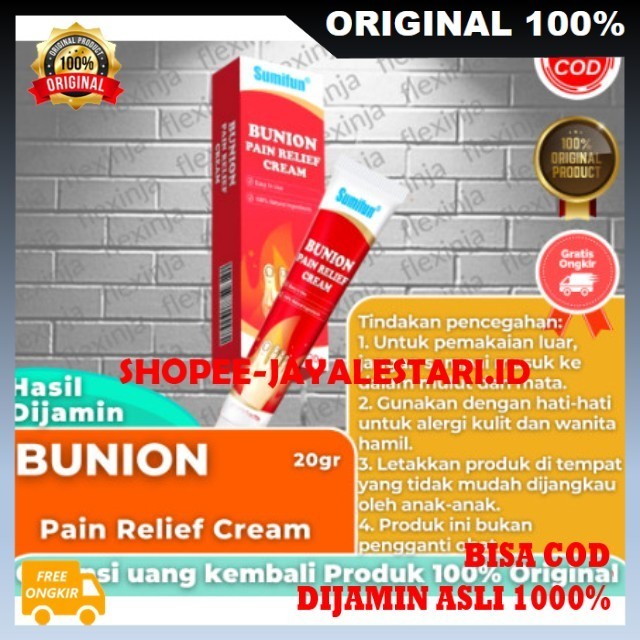 Salep BUNION Pereda Sakit Nyeri Sendi Salep Rematik - BUNION Pain Relief Cream Obat Rematik Nyeri Se