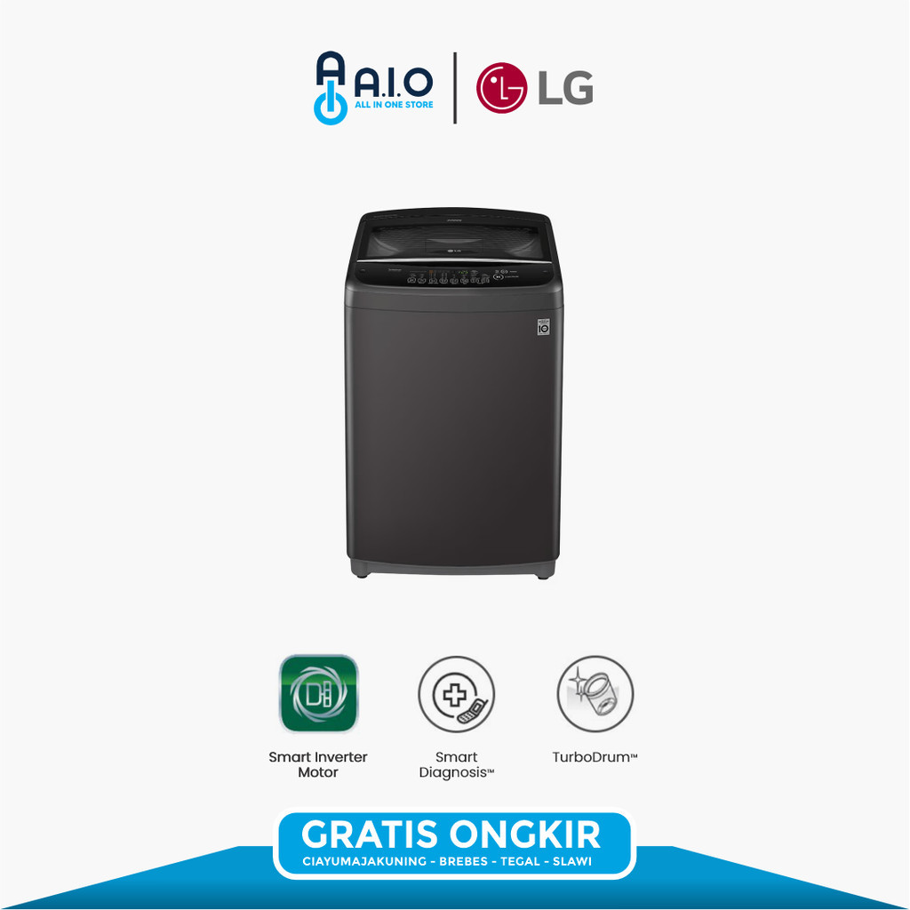 LG - MESIN CUCI 1 TABUNG / TOP LOADING 13 KG - T2313VSPB