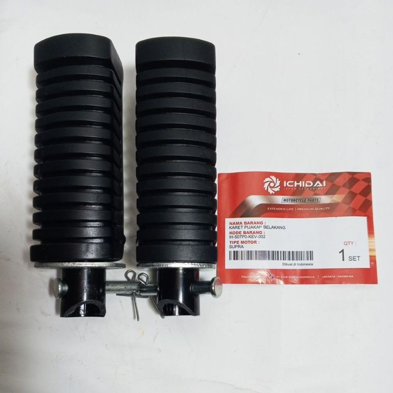 KARET STEP BELAKANG FOOTSTEP SUPRA KARISMA SUPRA FIT NEW ICHIDAI / PIJAKAN KAKI BELAKANG SUPRA / PIJ