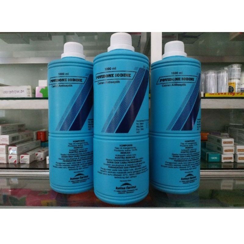 POVIDONE IODINE povidone 1.000 ML KIMIA FARMA KF