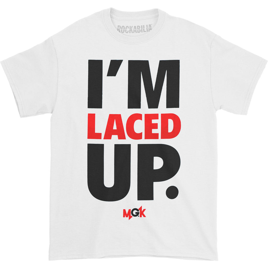 Kaos Band MACHINE GUN KELLY (MUSIC) I'm Laced Up T-shirt - Kaos Dewasa - Kaos Pria - Kaos Wanita - K