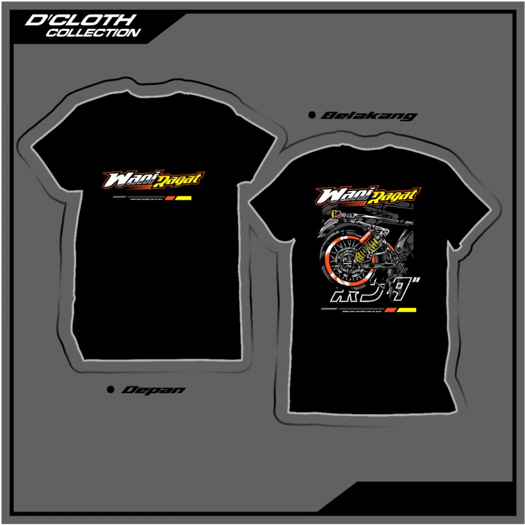 Kaos distro wani ragat katun pe 24s lengan pendek,kaos honda cb,kaos wani ragat cb,kaos herex,kaos r