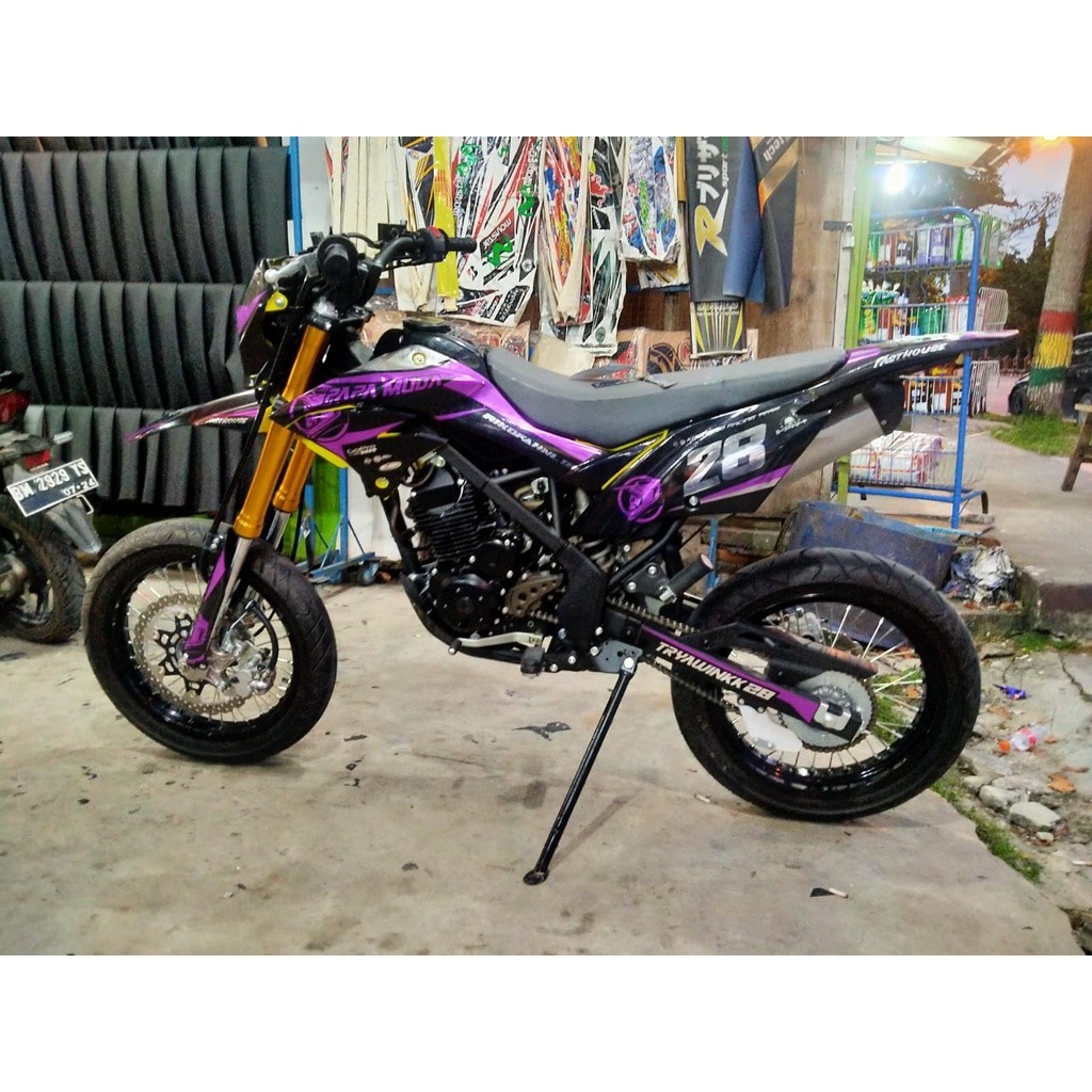 Decal Sticker KLX ( Gordon , KLX S /old , BF 150 ,WR , Dtracker ) FULL BODY PREMIUM