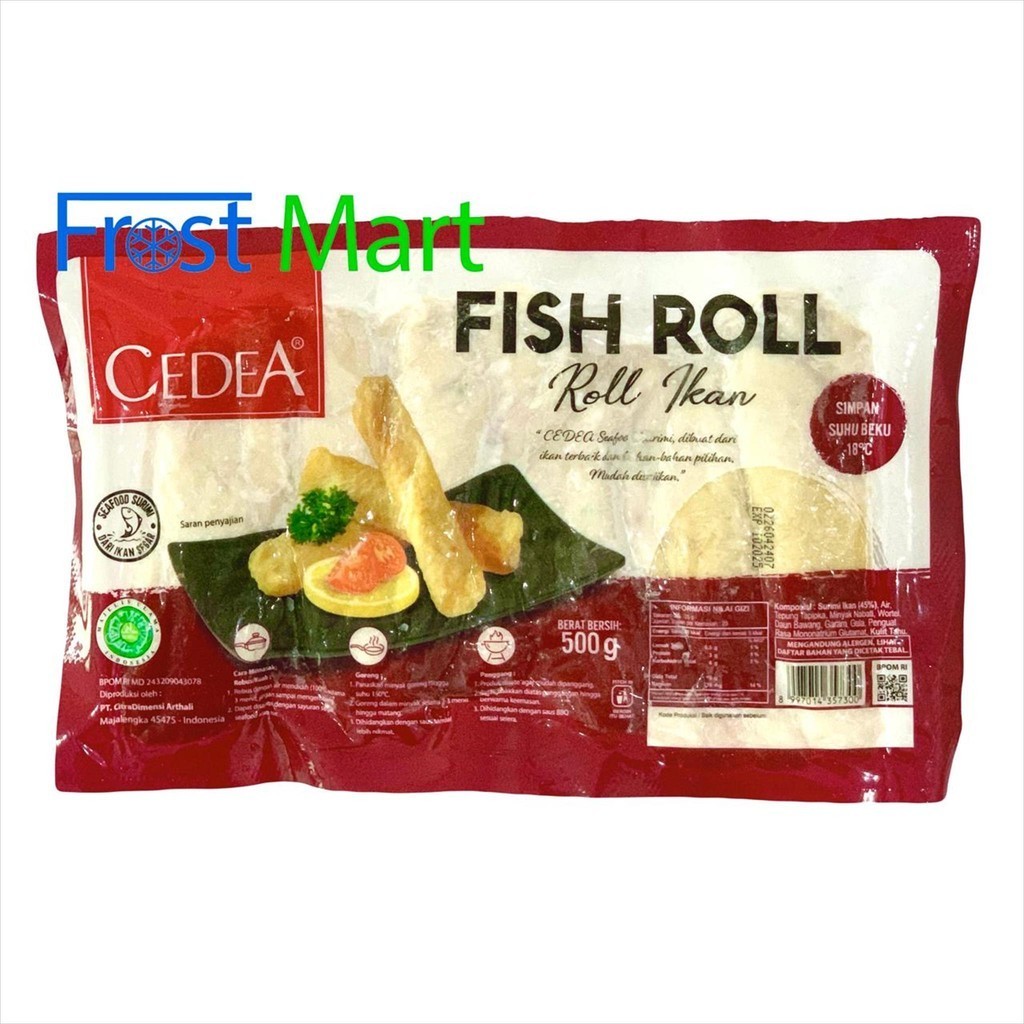 

Fishroll(Roll Ikan) Cedea 500Gr