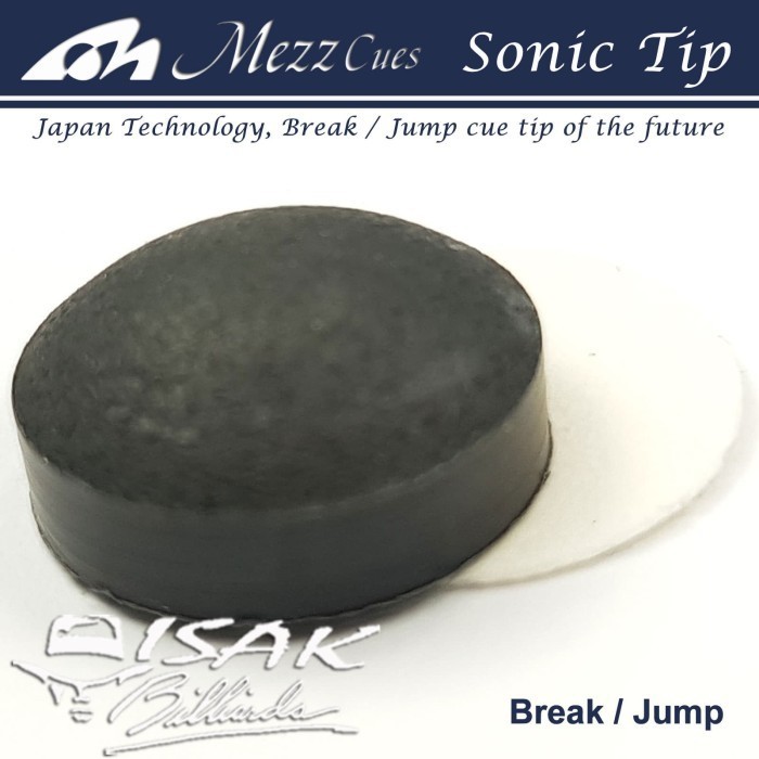 Mezz Sonic Jump / Break Cue Tip - Hybrid Billiard Stick Biliar ISAK