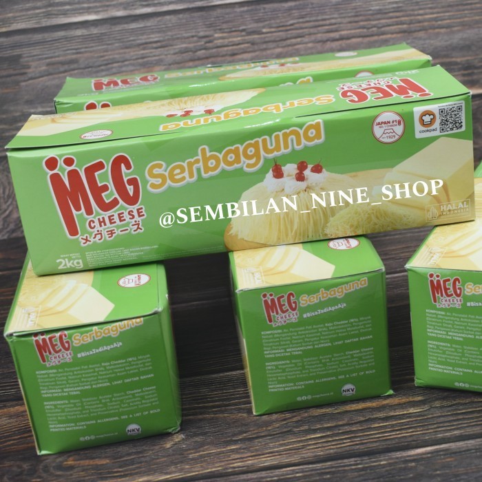 

Tfren99_ MEG Keju SERBAGUNA Cheddar Cheese 2 Kg Keju Jepang