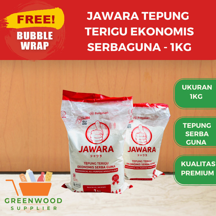 

Jawara Tepung Terigu Ekonomis Serbaguna 1KG