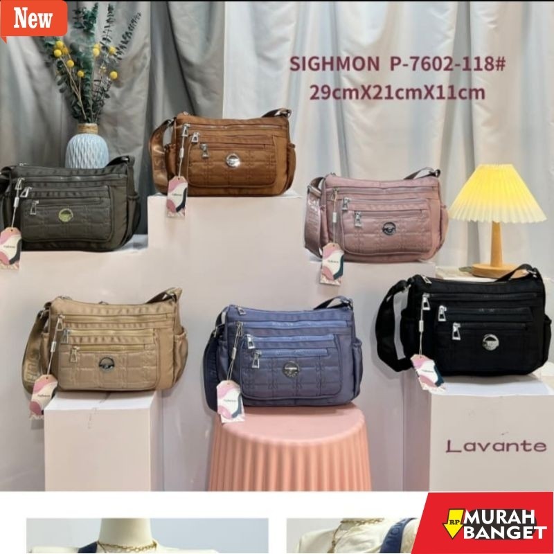 Selempang Wanita Kekinian TAS SLEMPANG SIGHMON 6 RESLETING IMPORT ORIGINAL