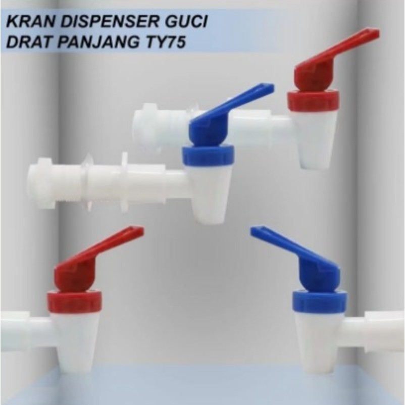KRAN GUCI GALON KERAN AIR GUCI TEKAN BIRU MERAH