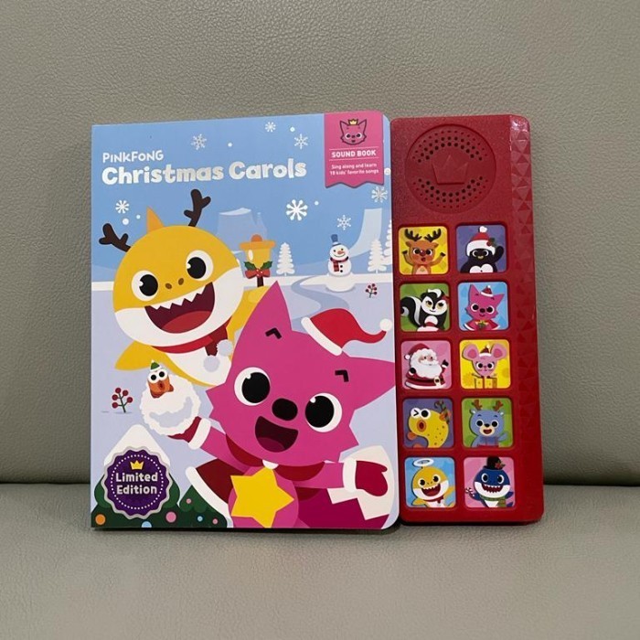 Pinkfong babyshark soundbook Christmas Carol limited edition