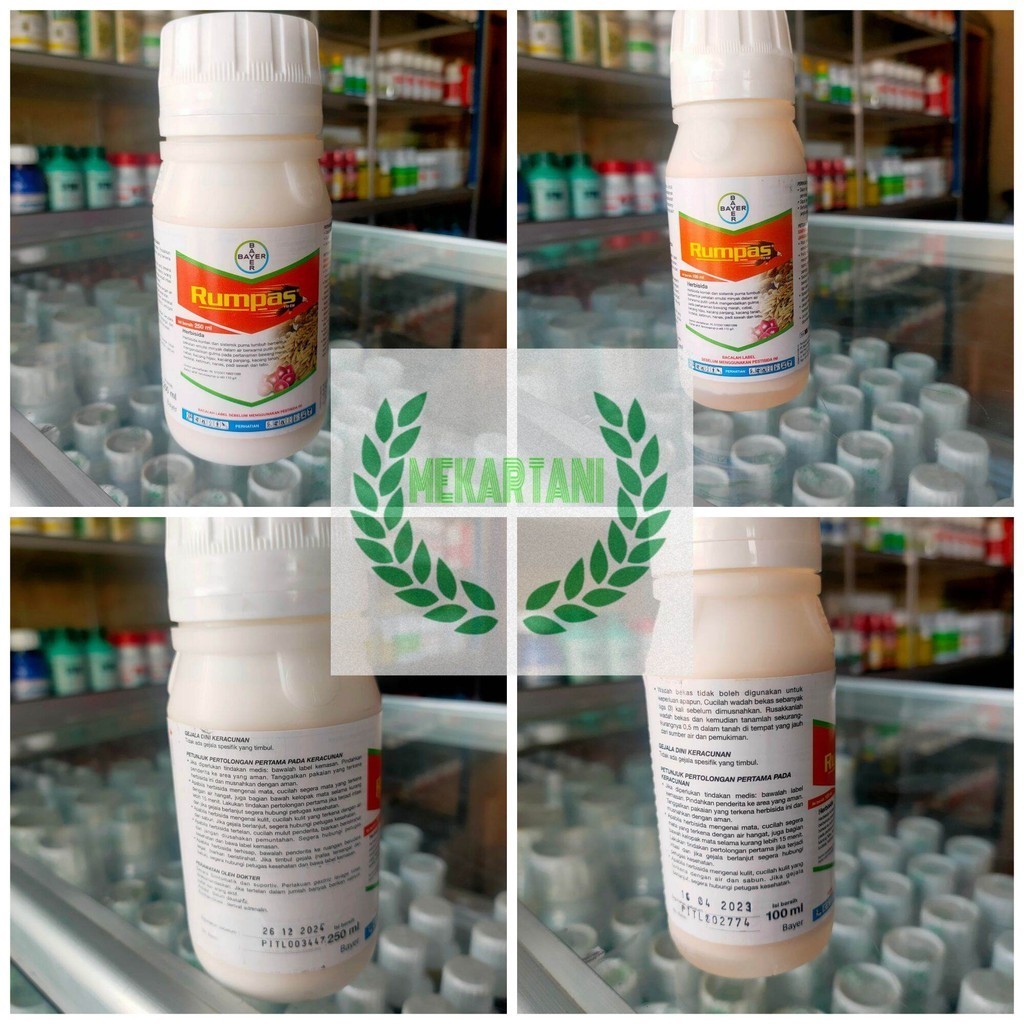herbisida Rumpas 250ml Rumpas 100ml / herbisida pembasmi gulma tanaman