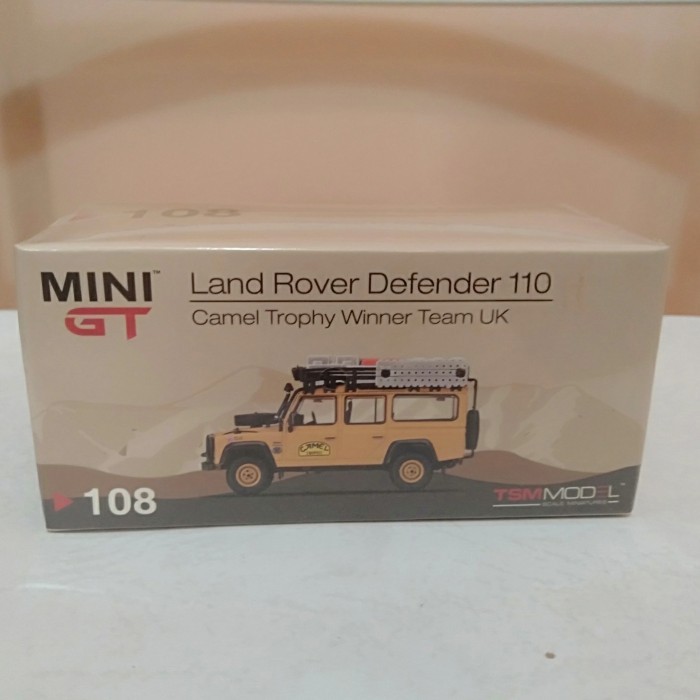 PTS99 Diecast Land Rover Defender 110 Long Camel Trophy Clean Edition