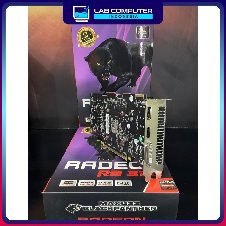 VGA Black Panther Radeon R9 370 4GB DDR5 256Bit VGA GAMING ORI