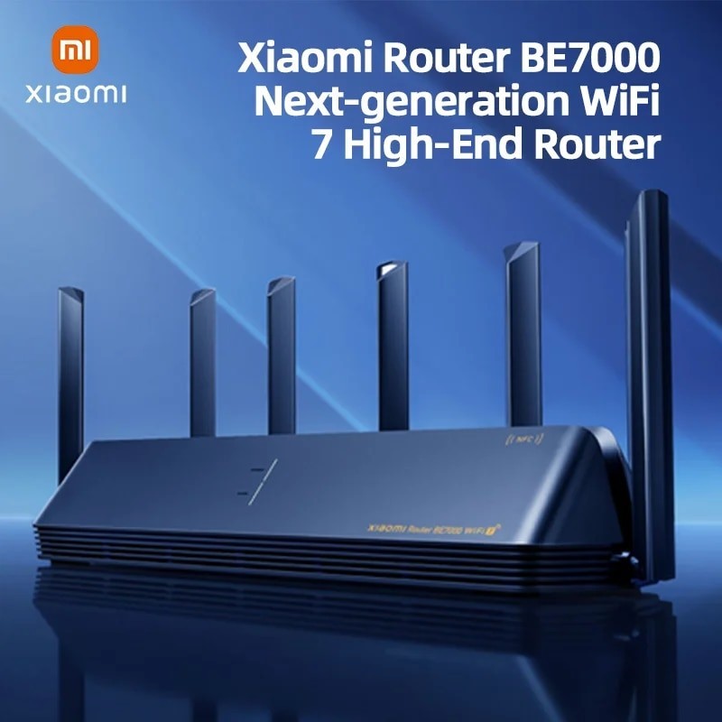 Xiaomi Mi Router BE7000 Tri-Band WiFi Repeater VPN 1GB Mesh USB 3.0 IPTV 4 X 2.5G Ethernet Ports Mod