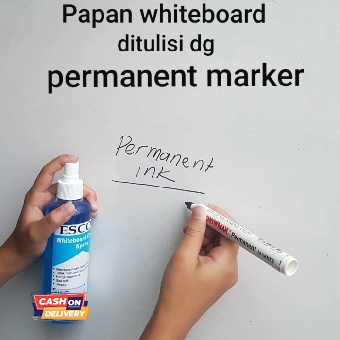 

✨LARIS✨ -whiteboard cleaner/cairan pembersih papan tulis whiteboard esco 230 ml