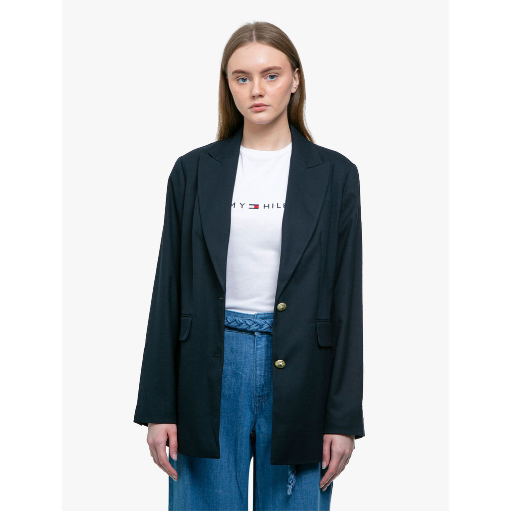 TOMMY HILFIGER - VISCOSE BLENDED BLAZER