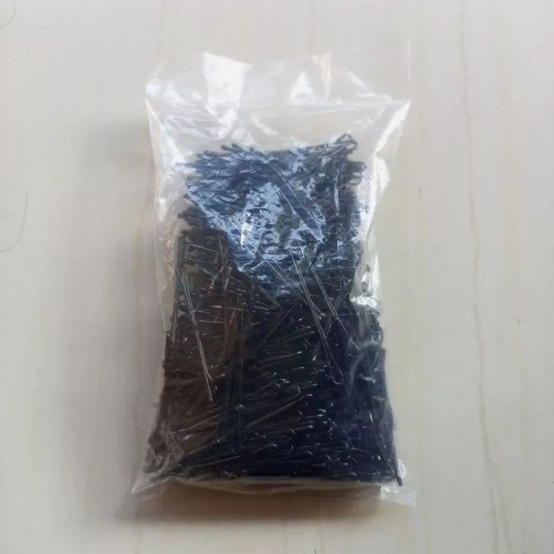 

Auffa acc Jepit Lidi Hitam /Jepit Hitam 1Pak /Jepit Sanggul Hitam 500g