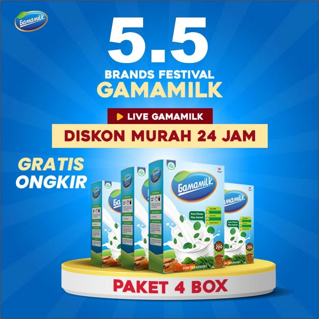 

(4 Box) Susu Etawa Gamamilk - Solusi Masalah Tulang, Nyeri Sendi, Asam Urat dan Rematik