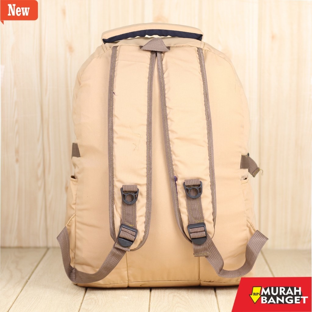 tas ransel wanita shopee Tas Ransel Deka Coklat Backpack Outdoor Olahraga Travelling Cowok Pria Back