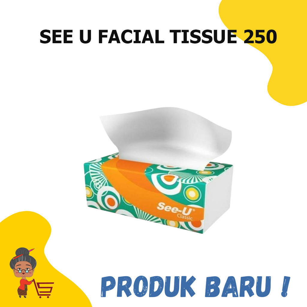 TISSUE SEE U 250 SHEET / TISSUE SEE U FACIAL TISSUE / TISSUE SEE U 250