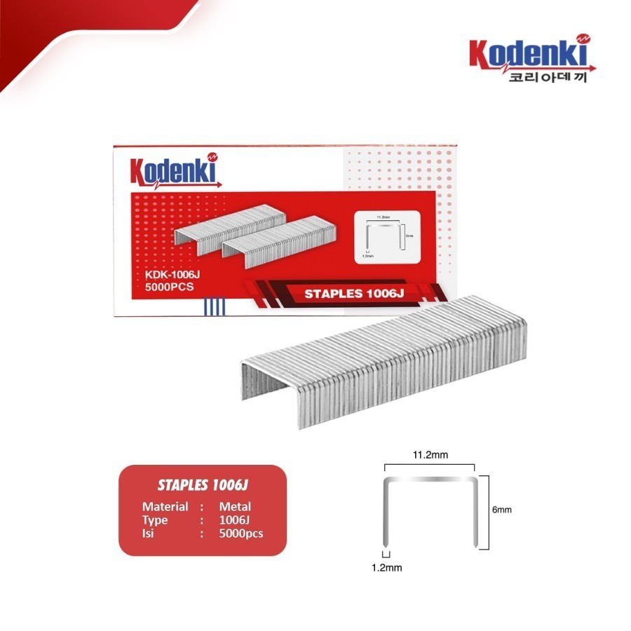 

Kodenki Isi Staples Paku Tembak KDK-1006J
