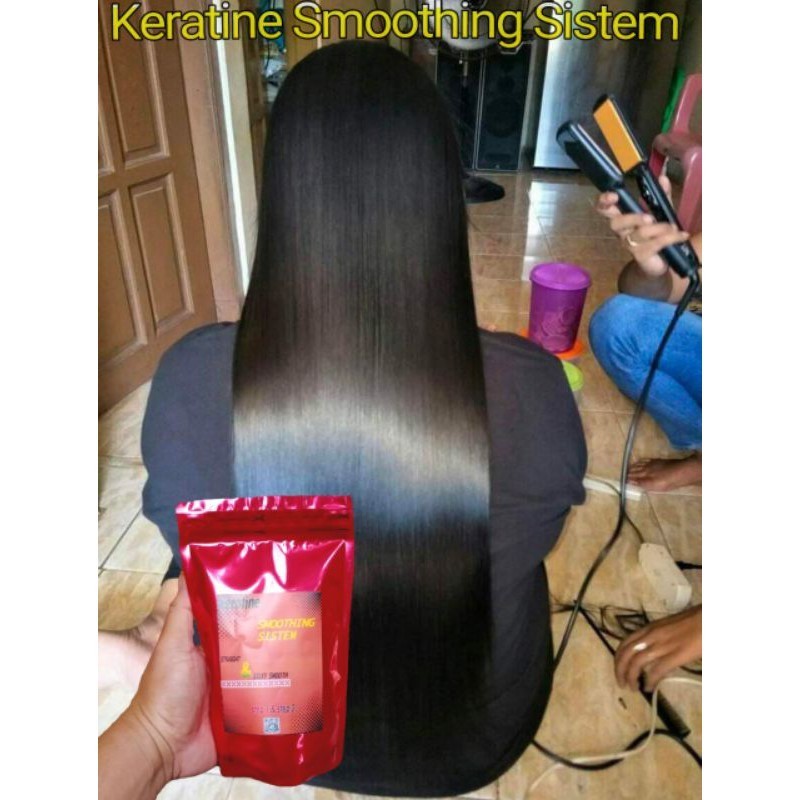 KERATINE SMOOTHING SYSTEM 2 STEP/ OBAT PELURUS RAMBUT TERBAIK/ OBAT SMOOTHING/ OBAT REBONDING/ Y2000