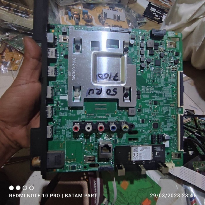 MB mainboard motherboard mesin tv LED Samsung UA 50RU7100 - UA50RU7100 K