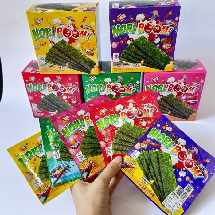 

Nori Boom Rumput Laut Siap Makan Snack Nori 1 Pcs