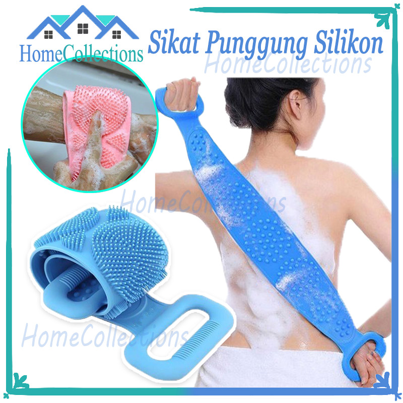 Sikat Punggung Silikon/Gosok Punggung Sikat Mandi/Scrubber Mandi Sikat Punggung Badan Silikon