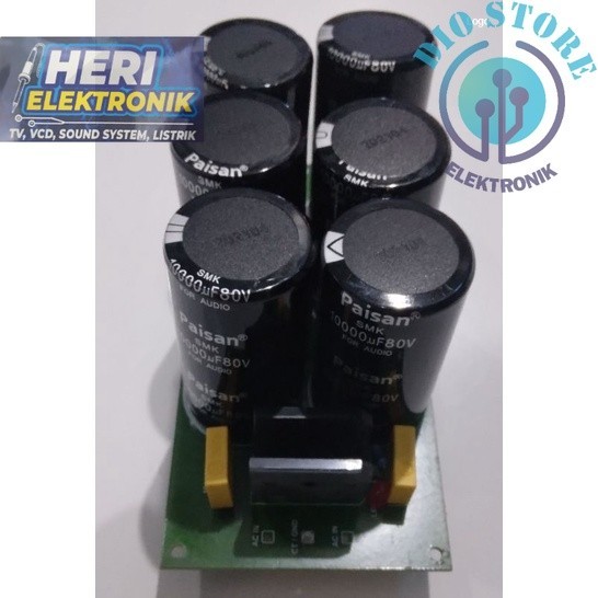 KIT PSU 6 ELCO PAISAN 10000UF 80V ori.