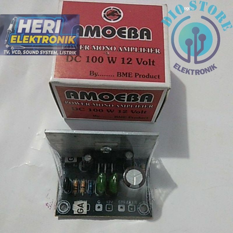 kit power mono dc100watt 12volt bme