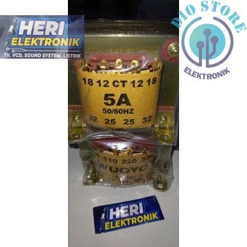 trafo 5A ct32volt besar wijoyo tembaga murni