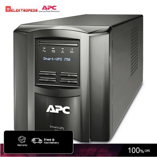 UPS APC SMT1500IC Smart Connect UPS Tower 1500VA 1000Watt LCD Cloud - UPS STABILIZER - APC