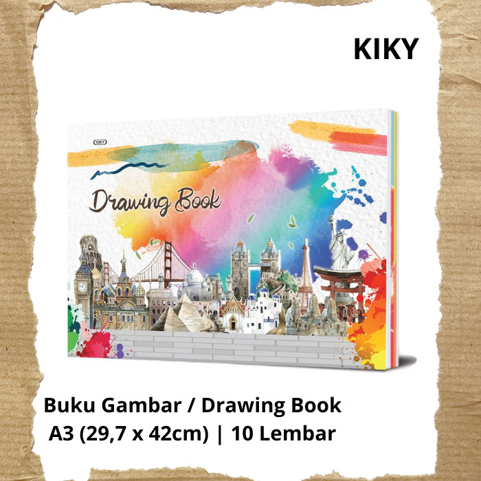 

Buku Gambar / Drawing Book Kiky A3 (29,7 x 42cm) 10 Lembar