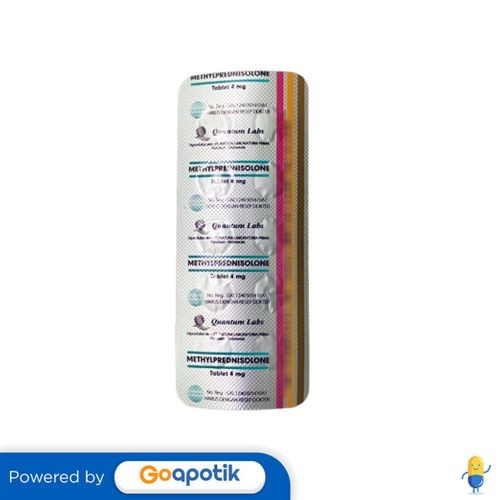 Methylprednisolone Quantum 4 Mg Strip 10 Tablet
