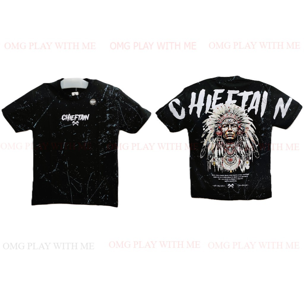 OMG Kaos oblong cowok sablon depan belakang