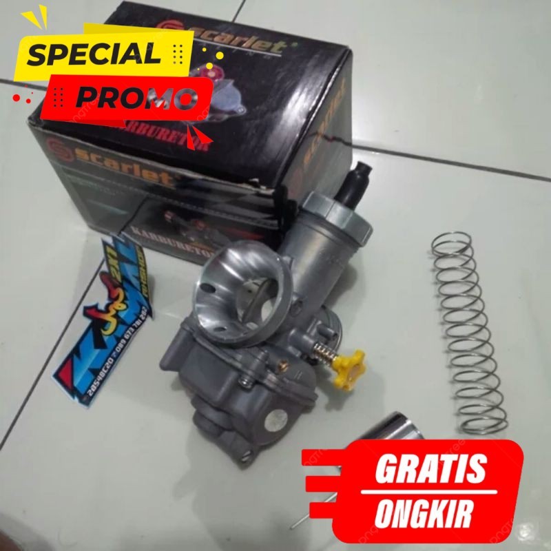 SALE KARBU PE28 SCARLET SUDAH REAMER SETINGAN GAMPANG SKEP HARD CROM BUAT KLX RXKING CB TIGER MEGAPR