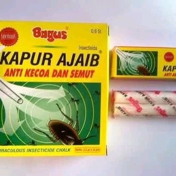 KAPUR SEMUT AJAIB - BAGUS - 1 PACK ISI 12 Pcs kapur semut kapur kecoa kapur semut ajaib kapur kecoa 