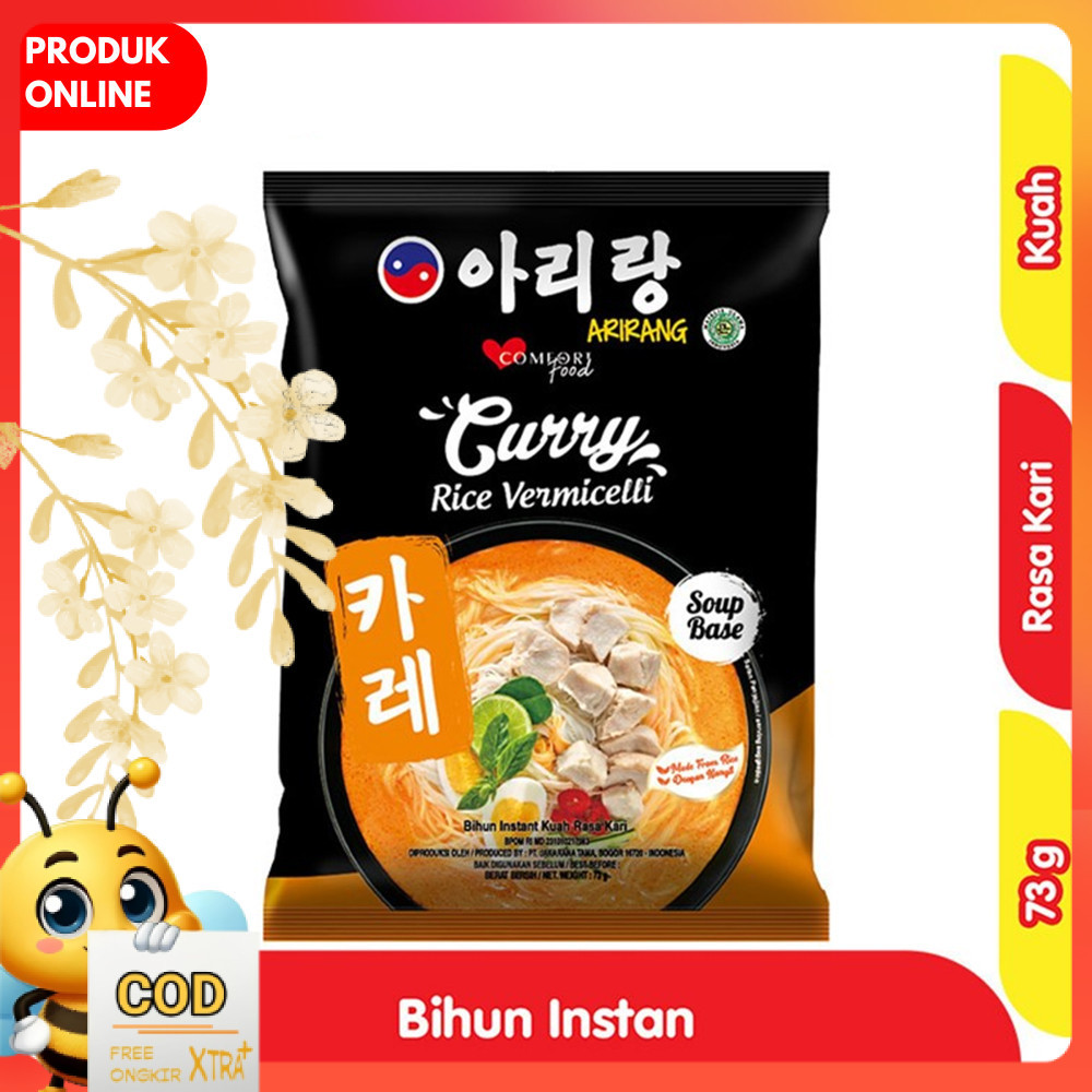 

Arirang Curry Rice Vermicelli Bihun Instan Kuah Kari 73 g
