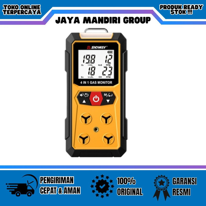 Gas Detector Sndway SW-7500A CO H2S O2 EX 4in Combustible LEL Sensor SW7500 Detektor