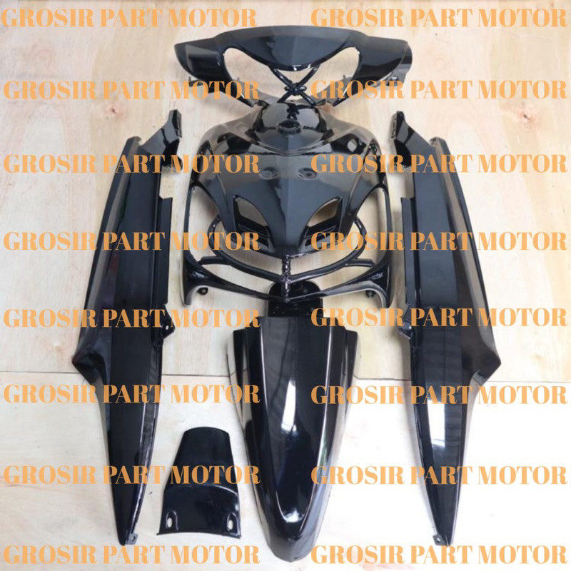 Body Mio Sporty Full Set 2008-2011 hitam Body Halus Mio Sporty Mio New