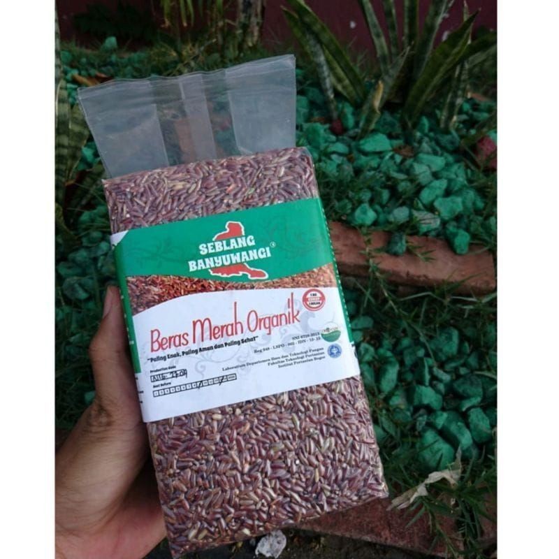 

beras merah organik Seblang Banyuwangi Kamasan 1kg - FDY