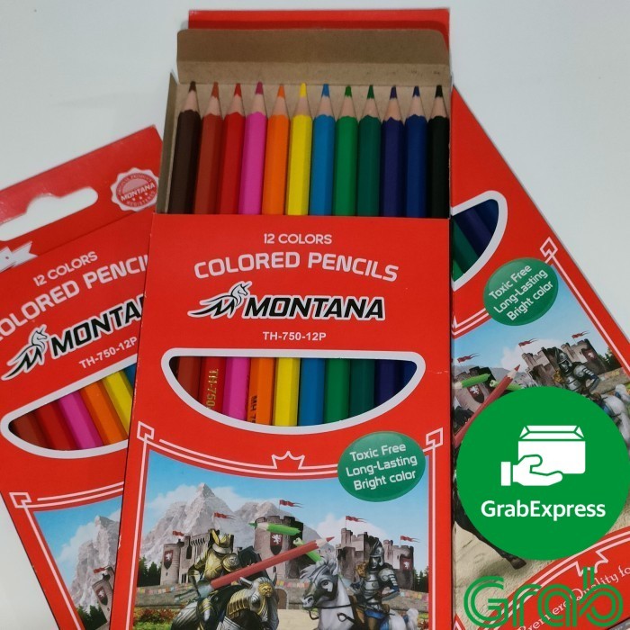 

Pensil Warna 12 Warna Panjang Montana atk